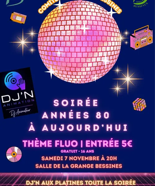Soirée Disco Fluo