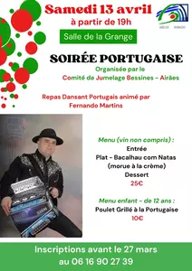 Repas Portugais - Comité de Jumelage Bessines Airães